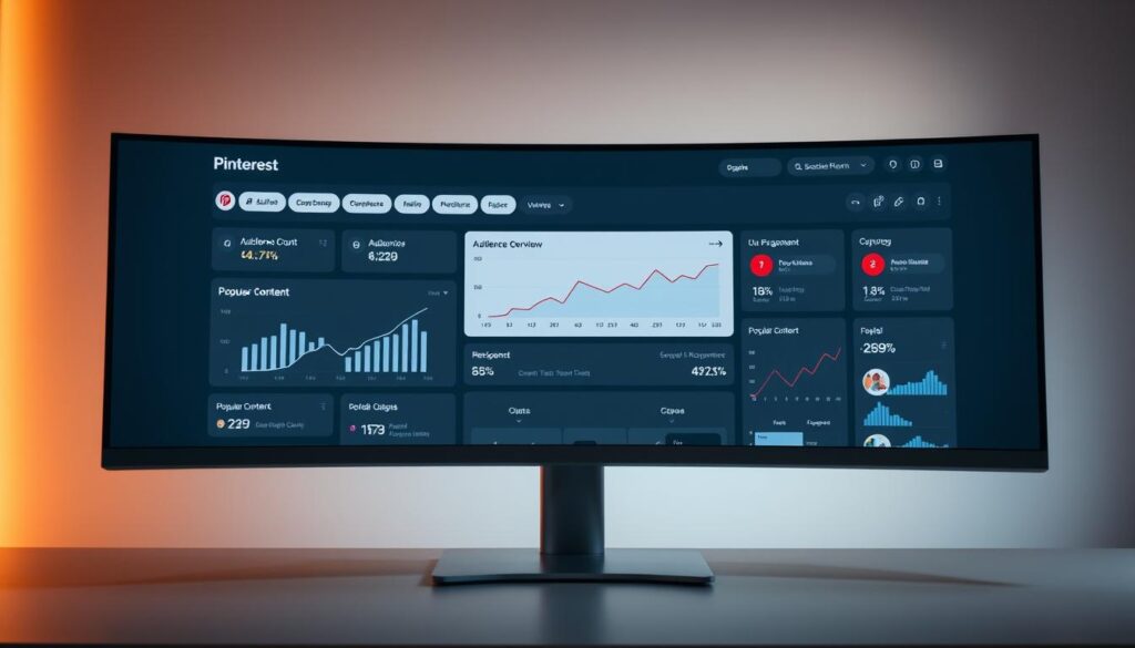 Pinterest analytics dashboard