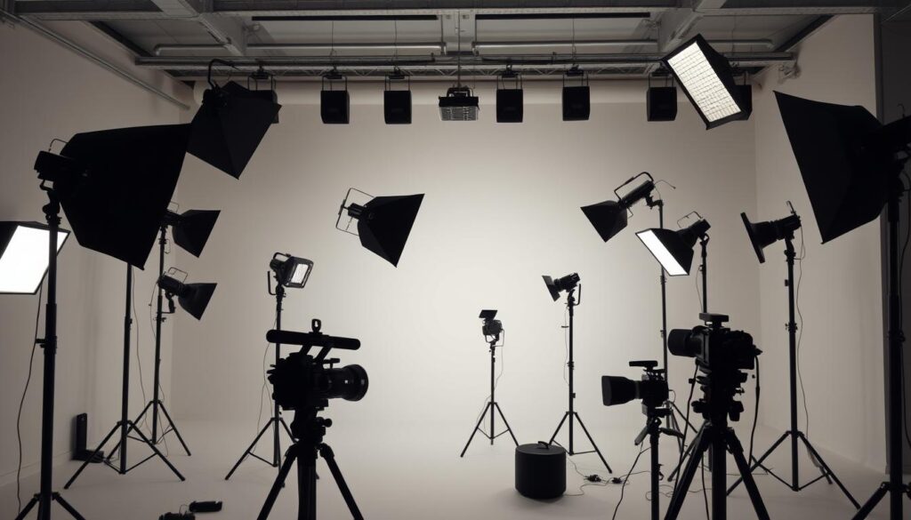 Video production lighting techniques